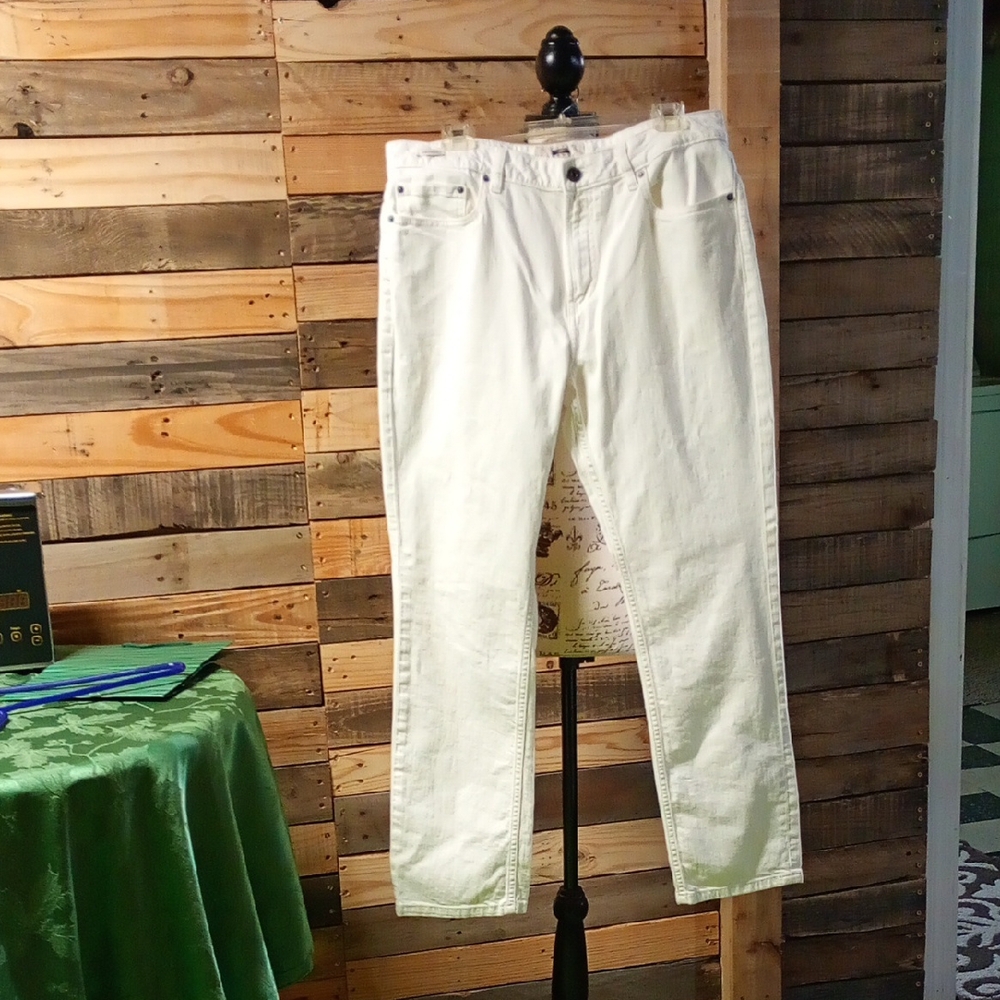 Joseph Abboud Elegant Cream Trousers